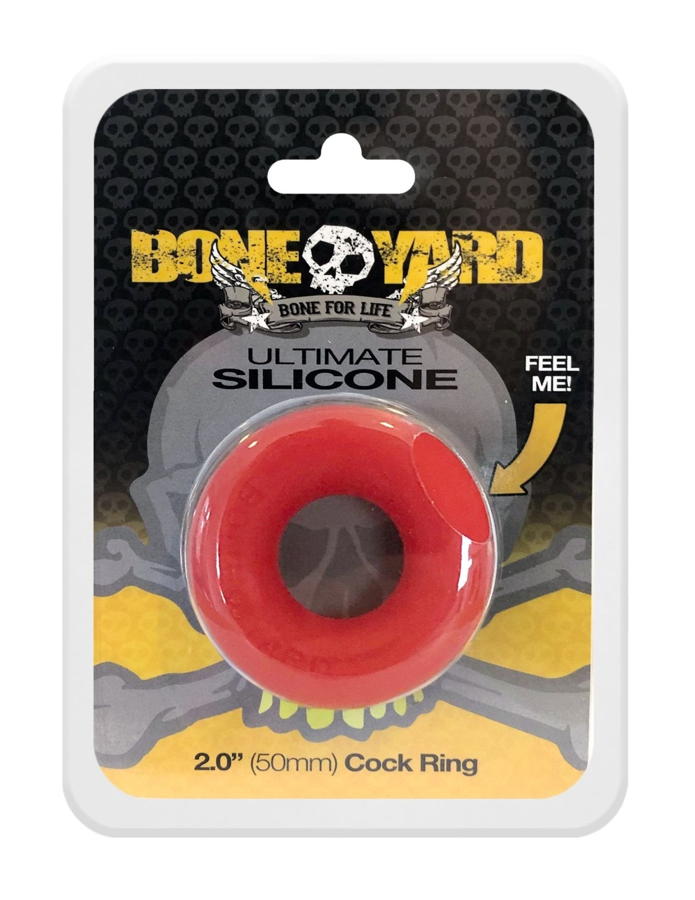 Ultimate Silicone Cock Ring Red