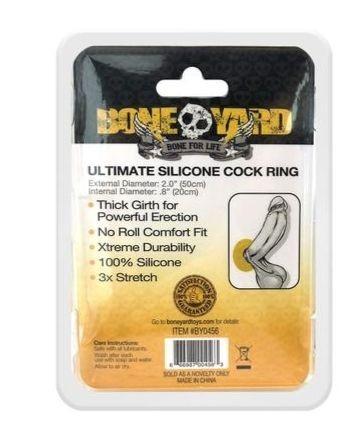 Ultimate Silicone Cock Ring Yellow