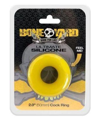 Ultimate Silicone Cock Ring Yellow