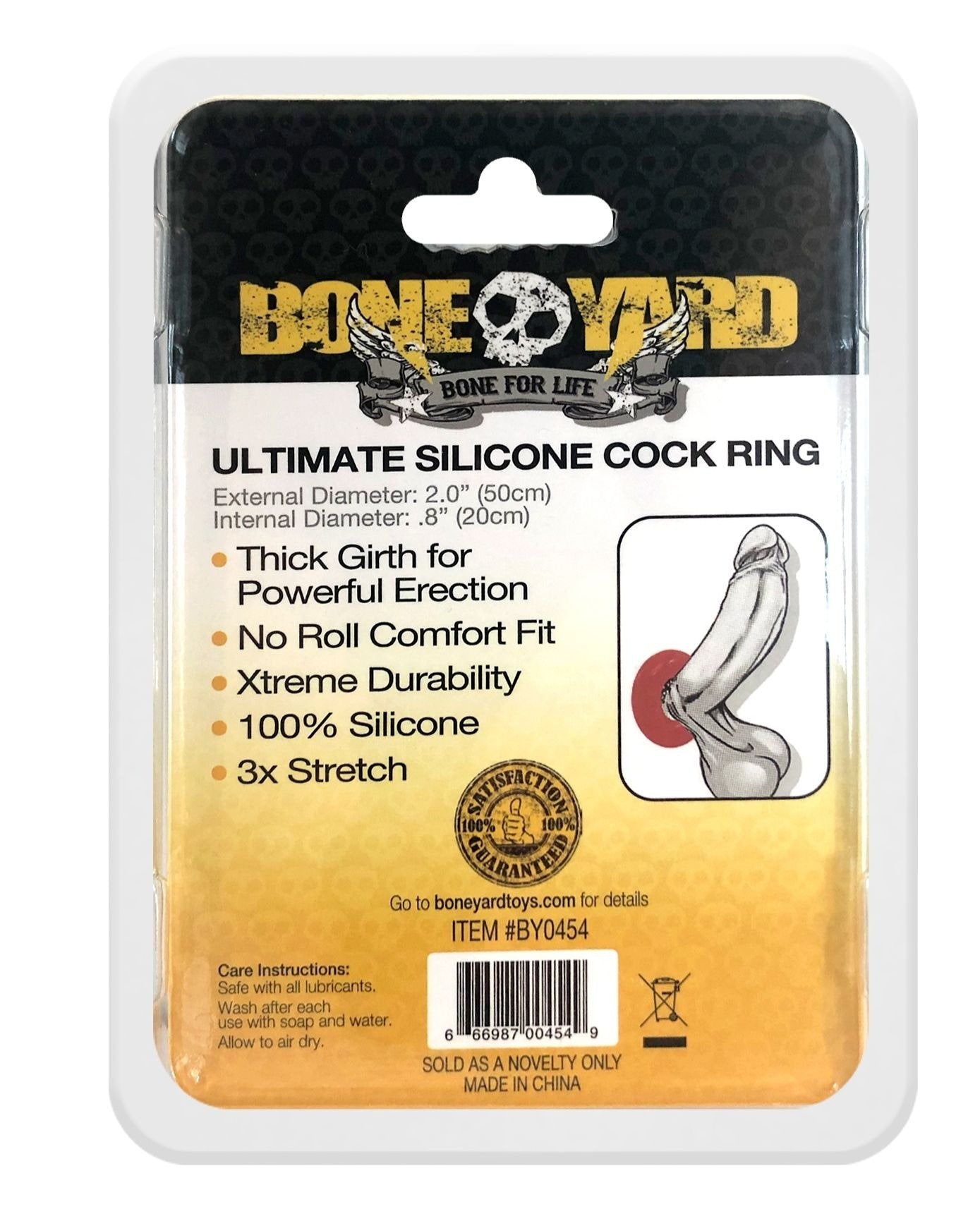 Ultimate Silicone Cock Ring Red