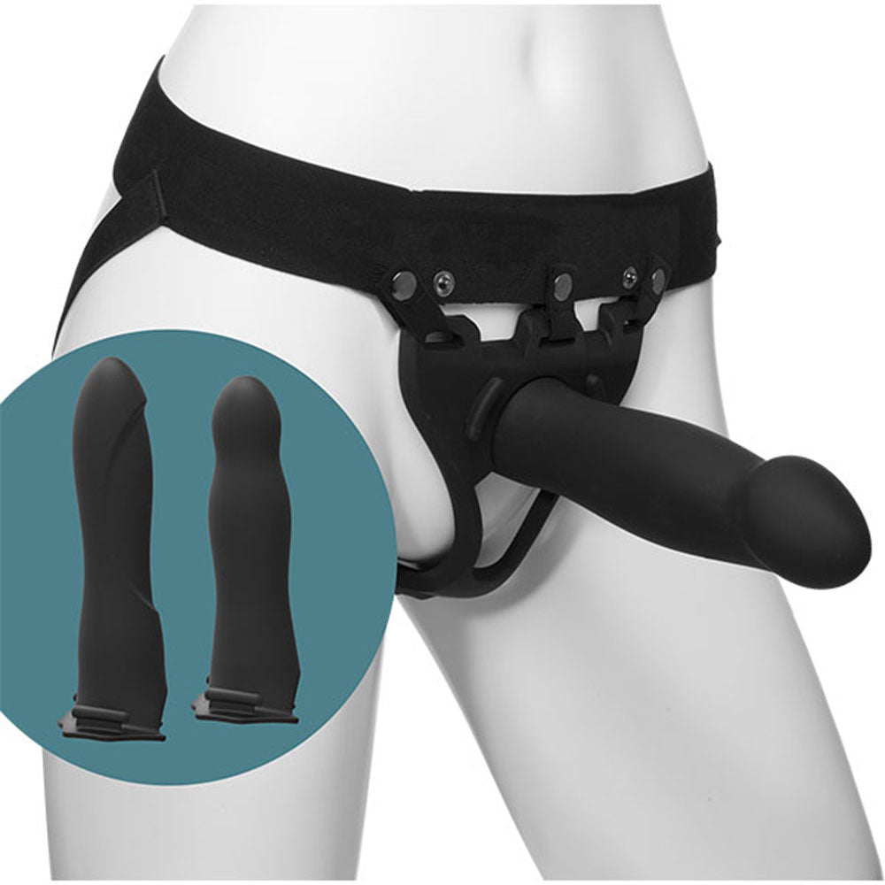 Body Extensions - Hollow Strap-on 4-Piece Set - Black