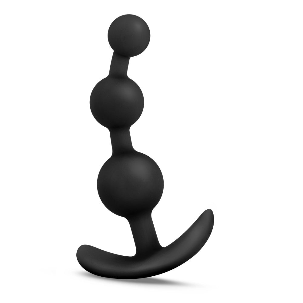 Anal Adventures - Platinum - Small Anal Beads - Black