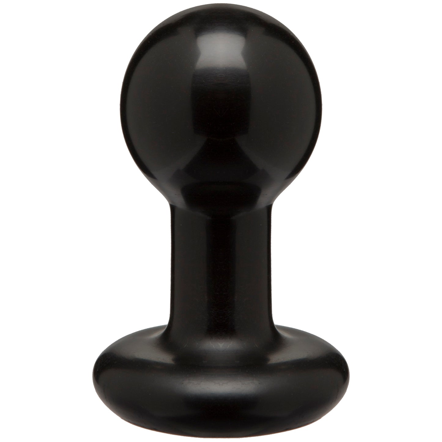 Round Butt Plug - Small - Black